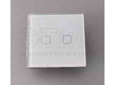 Выключатель 2Кл сенсорный скрытый белый WI-FI Выключатель 2Кл сенсорный скрытый белый WI-FI